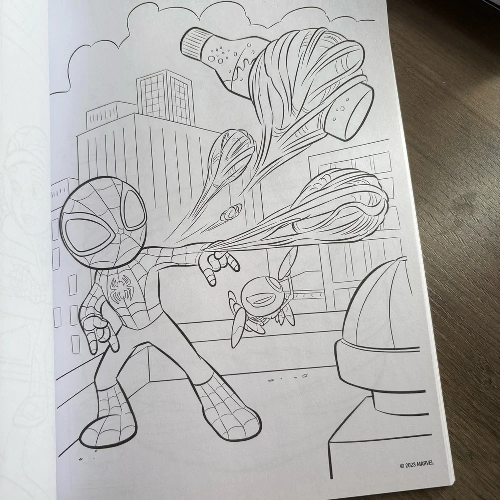 Marvel Spidey Amazing Friends Activity Book with Paint & Crayons